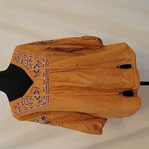 Dress barn embroidered top